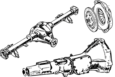 Clutch, Gearbox & Axle