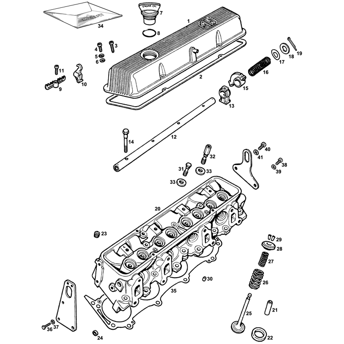 MGB GT V8 Engine Parts | MGOC